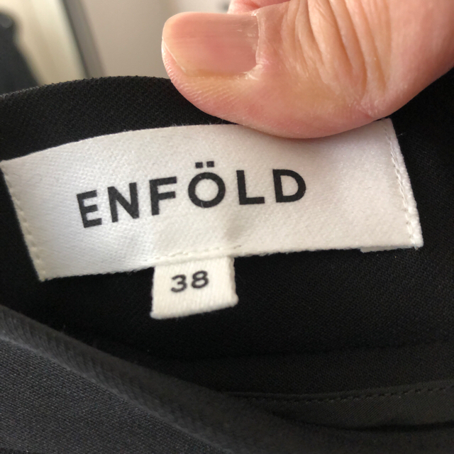 ENFOLD(エンフォルド)のエンフォルドスカート風パンツ新品タグ付き38 レディースのスカート(ロングスカート)の商品写真