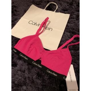 カルバンクライン(Calvin Klein)のCalvin Klein カルバンクライン アンダーウェア　ブラレット　ピンク(ブラ)