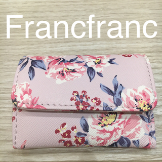 フランフラン(Francfranc)のフランフラン  キーケース 花柄 ピンク 系(キーケース)