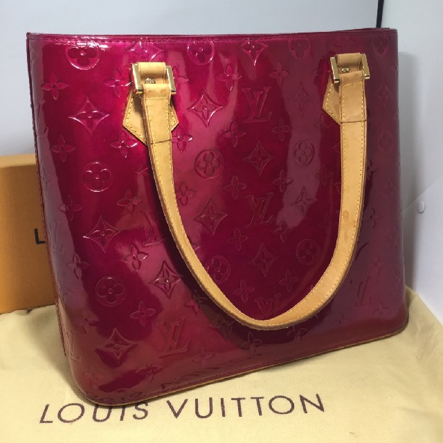 ルイヴィトン Louis Vuitton ヴェルニ ヒューストン ピンク系バッグ