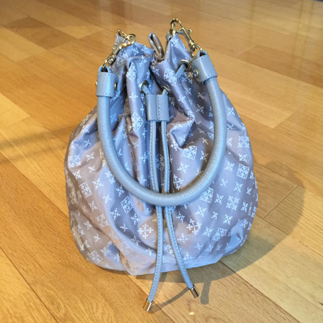 Russet(ラシット)の【Russet】モノグラム巾着バッグ レディースのバッグ(ショルダーバッグ)の商品写真