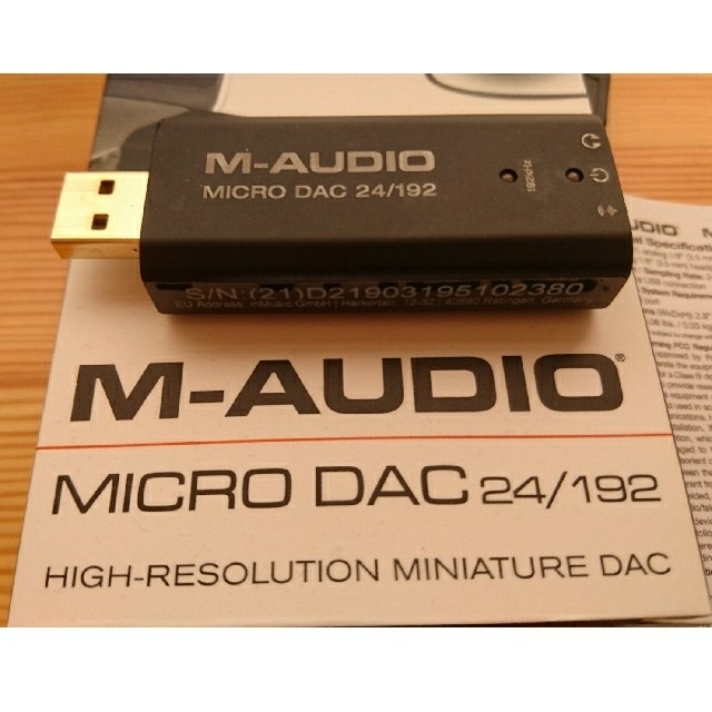 M-Audio USB-DAC  Micro DAC 24/192 ハイレゾ対応 1