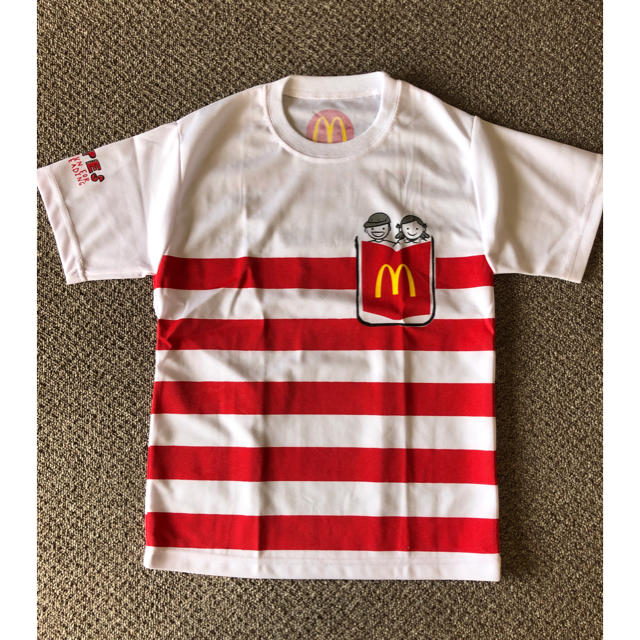 マクドナルド(マクドナルド)のマクドナルドTシャツ 家族用+スピードラーニング１巻分 レディースのトップス(Tシャツ(半袖/袖なし))の商品写真