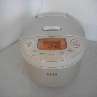 サンヨー(SANYO)のSANYO 圧力IHジャー炊飯器 「おどり炊き」 (シャンパンゴールド) ECJ(調理道具/製菓道具)