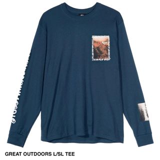 ステューシー(STUSSY)のステューシー GREAT OUTDOORS L/SL TEE(Tシャツ/カットソー(七分/長袖))