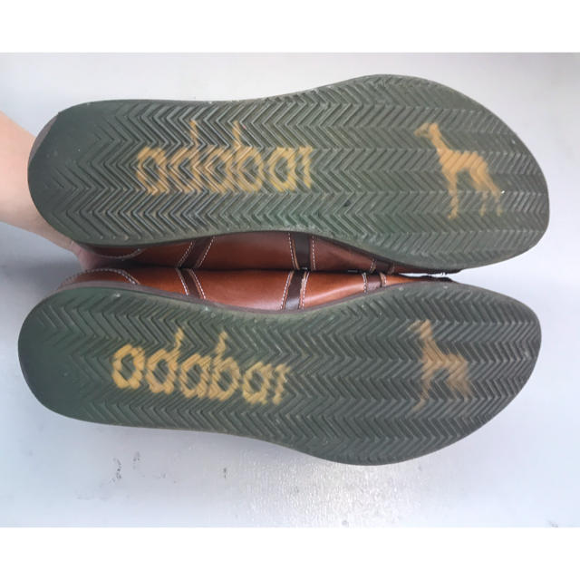 adabat(アダバット)のアダバット(adabat) メンズシューズ　本革　茶色　ブラウン メンズの靴/シューズ(スニーカー)の商品写真