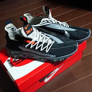 ナイキ(NIKE)のナイキ リアクト WR ISPA BLACK/METALLIC SILVER(スニーカー)