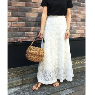 ベッドアンドブレックファスト(BED&BREAKFAST)のBED&BREAKFAST  LEAF LACE Skirt(ロングスカート)