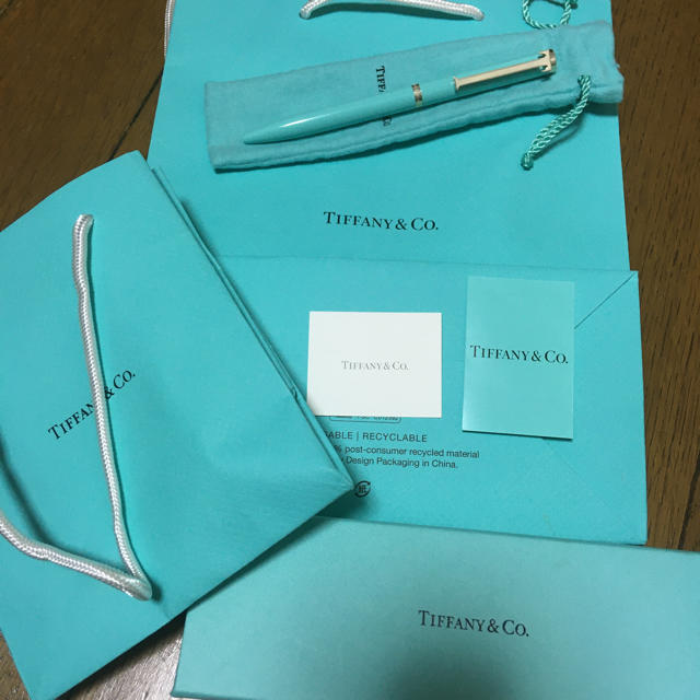 Tiffany & Co.(ティファニー)の未使用新品ティファニーエグゼクティブTクリップペン インテリア/住まい/日用品の文房具(ペン/マーカー)の商品写真