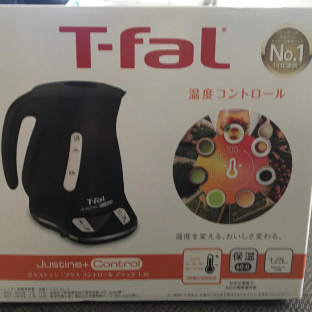 T-fal(ティファール)のT-fal ケトル　"温度コントロール付き" スマホ/家電/カメラの生活家電(電気ケトル)の商品写真