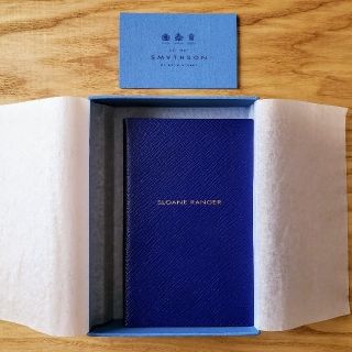 スマイソン(Smythson)の新品　スマイソン　パナマノート　ブルー(ノート/メモ帳/ふせん)