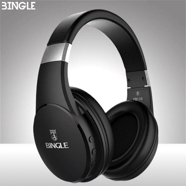 オーディオ機器Bluetooth ヘッドホン　Bingle FB110 新品　ブラック