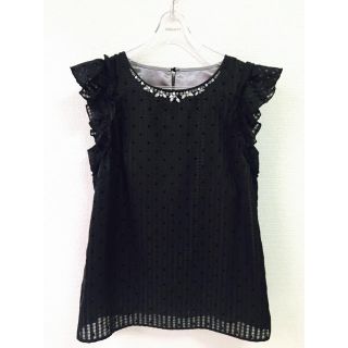 アプワイザーリッシェ(Apuweiser-riche)の【 美品 】Apuweiser-riche♡ドットブラウス♡Mサイズ(シャツ/ブラウス(半袖/袖なし))