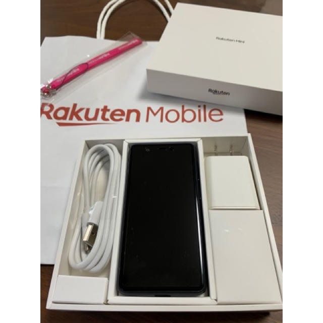 Rakuten Mini ブラック　新品未使用 スマホ/家電/カメラのスマートフォン/携帯電話(スマートフォン本体)の商品写真