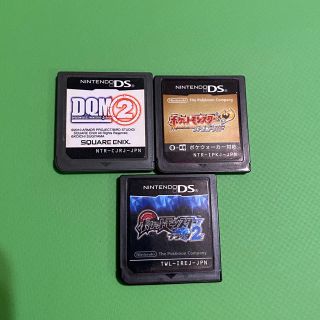 ニンテンドーDS(ニンテンドーDS)の動作確認済み ポケモン ブラック2 ハートゴールド DQM2 3本セット(家庭用ゲームソフト)