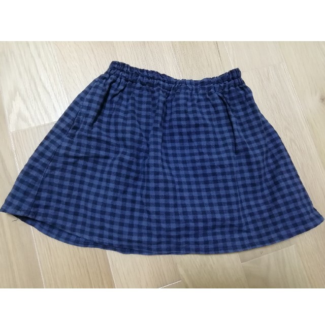 ベルメゾン(ベルメゾン)のスパッツ付きスカート　ギンガムチェック キッズ/ベビー/マタニティのキッズ服女の子用(90cm~)(スカート)の商品写真