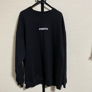 vetements 反転ロゴ　スエット