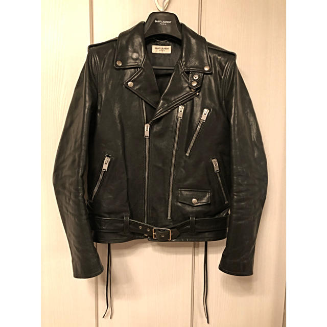 saint 色あせ laurent サンローラン ライダース L01 エディ期 saint 色あせ laurent サンローラン ライダース L01 エディ期