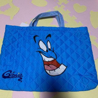 ディズニー(Disney)の新品☆アラジン　ジーニー　レッスンバッグ　キルトバッグ　お稽古カバン　絵本バッグ(レッスンバッグ)