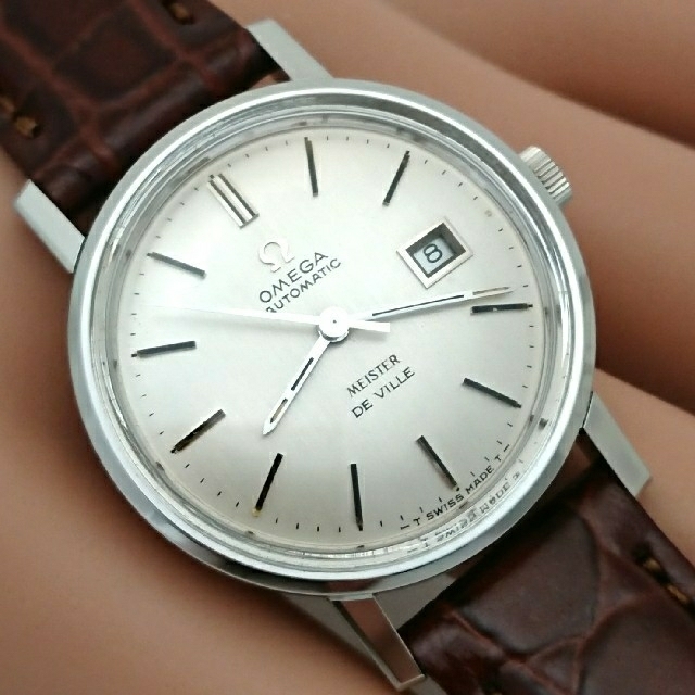 OH済 1968年製 オメガ シーマスターデビル マイスターWネーム レディース腕時計