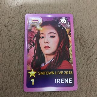 ショウジョジダイ(少女時代)のsmtown トレカ　redvelvet irene(K-POP/アジア)