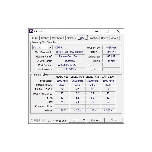 CFD W4U3200PS-8G DDR4 PC4-25600 8GB 2枚組 3