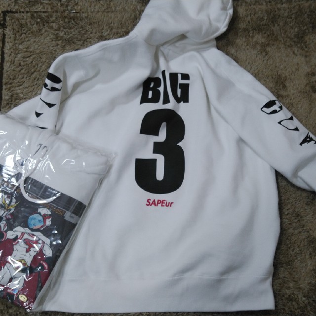 SAPEurサプール BIG3パーカーXXLサイズバスパンセット