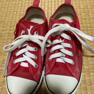 コンバース(CONVERSE)のコンバース　20cm 赤(スニーカー)