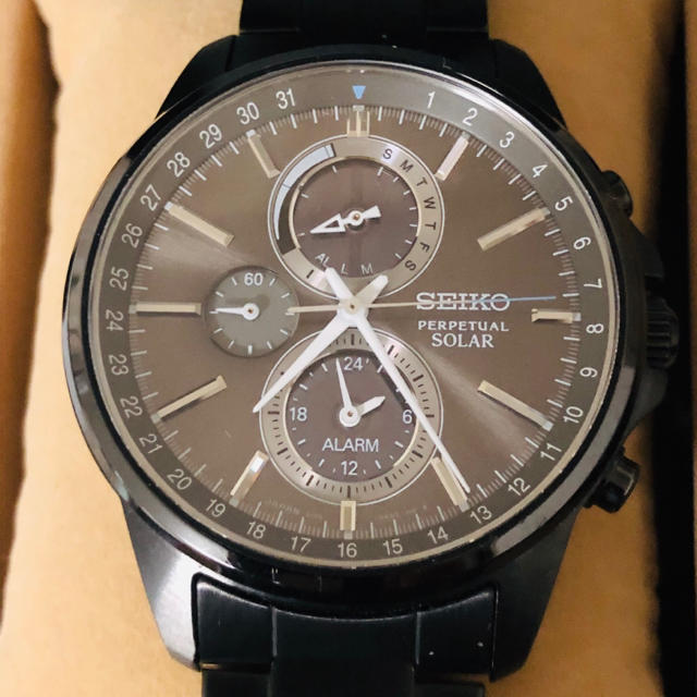 【美品】腕時計SEIKO スピリット ソーラー時計 腕時計(アナログ)