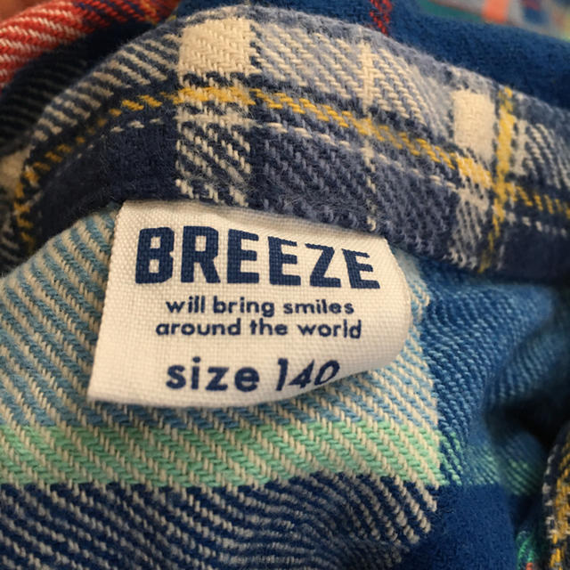 BREEZE(ブリーズ)の140 ブリーズ　チェックシャツ キッズ/ベビー/マタニティのキッズ服男の子用(90cm~)(Tシャツ/カットソー)の商品写真