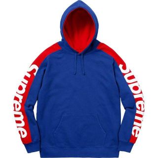 シュプリーム(Supreme)の専用Supreme 両腕シュプリームサイドラインロゴ パーカー新品(パーカー)