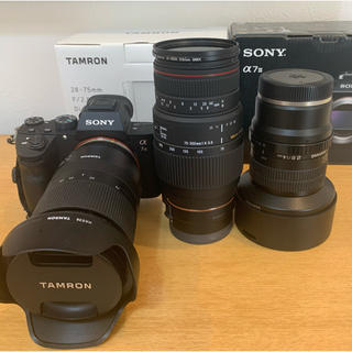 SONY - sony α7ⅲ tamron28-75/2.8含む3本レンズセットの通販 by ...