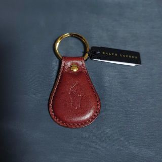 ポロラルフローレン(POLO RALPH LAUREN)の新品未使用　ポロラルフローレン　レザー キーホルダー（キーリング）(キーホルダー)