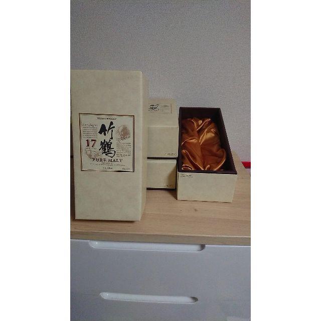 直営店に限定 ニッカウヰスキー - 竹鶴１７年の箱　６個セット ウイスキー