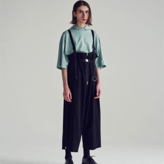 ヨウジヤマモト(Yohji Yamamoto)の[SCAIR] USMC GIZA JERSEY BIBS -BLACK-(サロペット/オーバーオール)