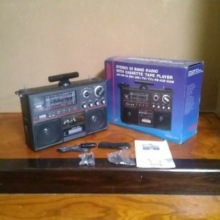 ステレオ10バンドラジオ with カセットプレーヤー MODEL2971- ステレオ10バンドラジオ with カセットプレーヤー MODEL2971-