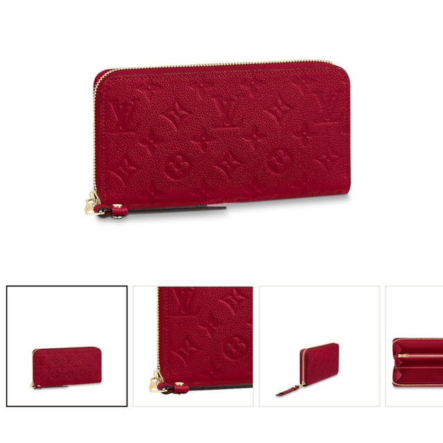 LOUIS VUITTON(ルイヴィトン)のルイヴィトン LOUIS VUITON ポルトフォイユ スカーレット 赤 レディースのファッション小物(財布)の商品写真