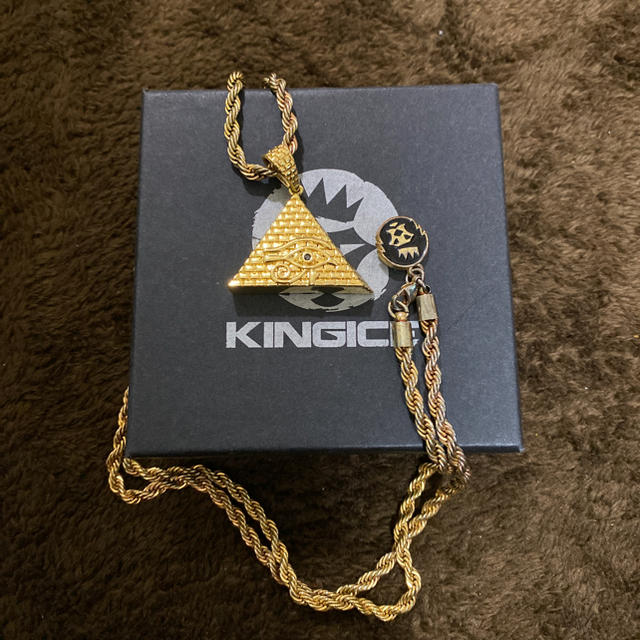 king ice ゴールド　ネックレス メンズのアクセサリー(ネックレス)の商品写真