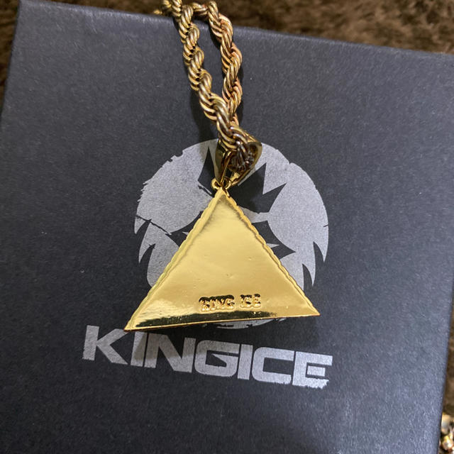 king ice ゴールド　ネックレス メンズのアクセサリー(ネックレス)の商品写真