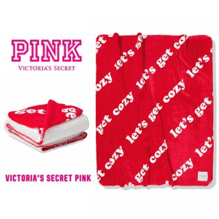 ヴィクトリアズシークレット(Victoria's Secret)の新品＊ヴィクトリアシークレットPINK＊ブランケット＊レッド(毛布)