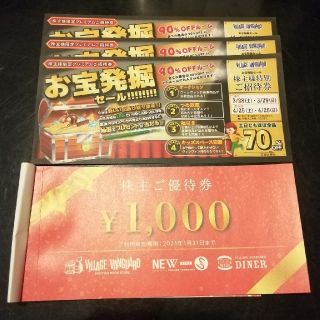 12000円　ヴィレッジヴァンガード　株主優待券(ショッピング)