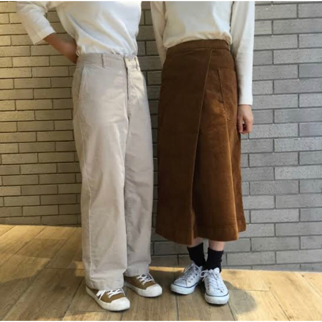 MUJI (無印良品)(ムジルシリョウヒン)の無印　コーデュロイスカート レディースのスカート(ロングスカート)の商品写真