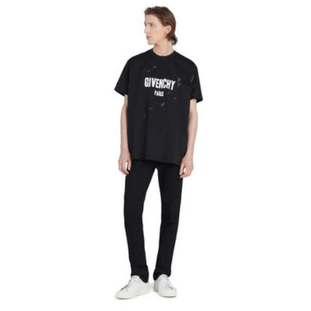 GIVENCHY(ジバンシィ)の定価85000円　GIVENCHY PARIS デストロイド Tシャツ メンズのトップス(Tシャツ/カットソー(半袖/袖なし))の商品写真