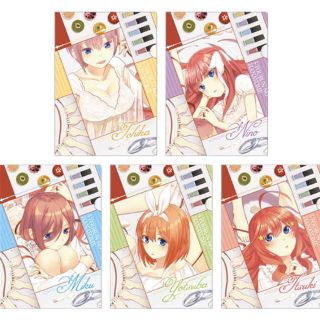 コウダンシャ(講談社)の五等分の花嫁 ローソン LAWSON 限定 クリアファイル 5種 A4(クリアファイル)