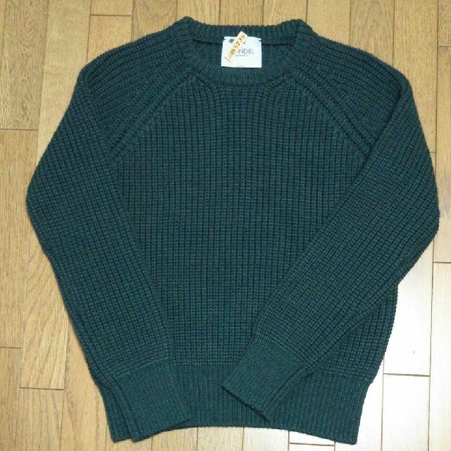 人気商品 専用です VONDELグリーン畦編みセーター ニット/セーター
