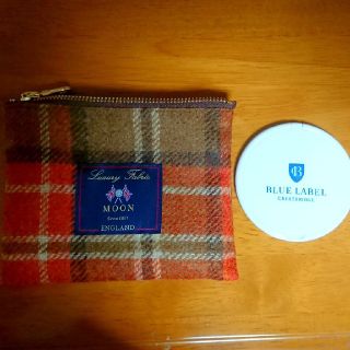 バーバリーブルーレーベル(BURBERRY BLUE LABEL)の【非売品】ポーチ&鏡【レア】(ポーチ)