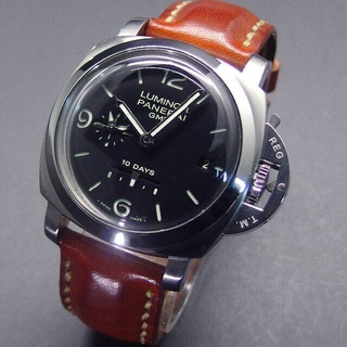 パネライ(PANERAI)の定価149万 N番 美品 パネライ PAM00270 ルミノールマリーナ GMT(腕時計(アナログ))
