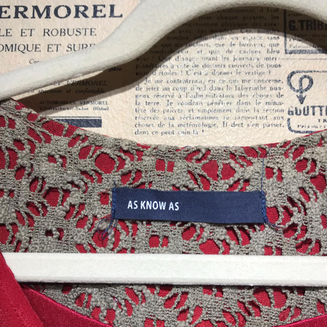 AS KNOW AS - ASKNOW AS アズノウアズ ワンピース size Fの通販 AS KNOW AS - ASKNOW AS アズノウアズ ワンピース size Fの通販