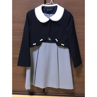 紺セレモニースーツsize120(ドレス/フォーマル)