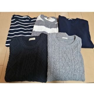 ユニクロ(UNIQLO)のメンズまとめ売り　ニット他９点(ニット/セーター)